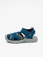 Blue children's outdoor sandals ALPINE PRO Lysso