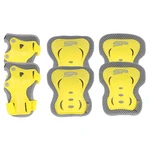 Spokey SHIELD II - 3-dielna set of children's protectors, yellow, vel. M