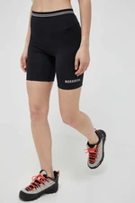 Kraťasy Rossignol dámské, černá barva, hladké, high waist