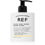 REF Colour Boost Masque jemná vyživující maska bez permanentních barevných pigmentů Golden Blonde 200 ml