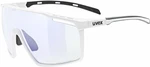 UVEX MTN Perform V White Matt/Variomatic Litemirror Blue Ochelari ciclism