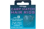 Drennan návazce Carp Match Hair Rigs Barbless 18 / 4lb