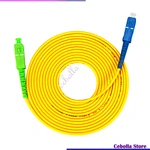 10pcs Fiber Optic Jumper FTTH SC APC-SC UPC 3M Simplex Singlemode LSZH Optic Patch Cord Cable 3.0mm