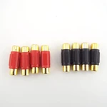 2/5/10pcs Video Rca Female to Female Connector RCA Couple Dual Audio Adapter Plug for CCTV AV Extension Cord Cable