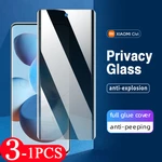 3/2/1Pcs Full cover Glass For xiaomi civi 2 1s UV anti-spy Tempered Glass Mix 4 Screen Protector Privacy phone Protective Film