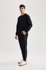 DEFACTO Regular Fit Rib Hem Thick Sweatshirt Fabric Sweatpants