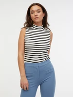 Black and white women's striped top ORSAY