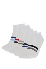 DEFACTO Men's Cotton 5-Pack Short Socks