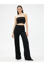 Koton Palazzo Pants with Elastic Waist