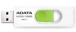 Flash disk ADATA UV320 128GB  USB 3.1, white - green