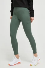 Legíny Dkny dámske, zelená farba, jednofarebné, DP3P3249