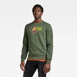 G-STAR Sweatshirt - Multi colored RAW. R SW Green