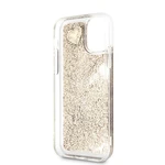 Guess Glitter Hearts Zadní kryt GUHCN61GLHFLGO pro Apple iPhone 11 gold