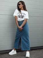 VIRTON blue denim skirt Dstreet