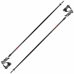 Leki Hot Shot S Eloxal Black/Anodized Grey/Bright Red 120 cm Ski-Stöcke