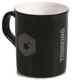 Thinking anglers hrnček gloss black mug