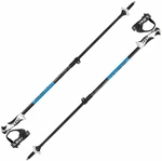 Leki Drifter Vario S Black/Cyan/Dark Anthracite 90 - 120 cm Síbotok