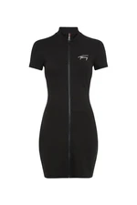 Tommy Jeans Dress - TJW TOMMY SIGNATURE BODYCON black