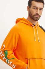 Mikina Puma PUMA X CARROTS Graphic Hoodie TR pánská, oranžová barva, s kapucí, vzorovaná, 627445