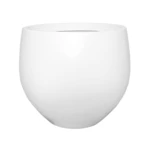 Kvetináč Jumbo Orb, farba matná biela, viac veľkostí - PotteryPots Velikost: M - v. 93 cm, ⌀ 110 cm