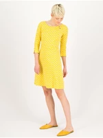 Yellow Women Patterned Dress Blutsgeschwister - Women