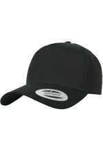 5-Panel Curved Classic Snapback Black