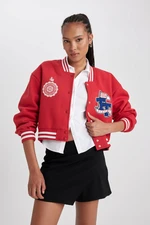 DEFACTO Oversize Fit Thick Fabric Bomber Jacket