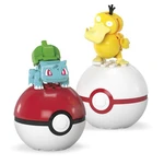 Mattel Pokémon stavebnice Mega - Bulbasaur a Psyduck + Poké Ball