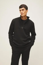 DEFACTO Modern Fit High Collar Half Zipper Sweatshirt