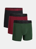 Under Armour M UA Perf Cotton 6in Boxerky 3 ks Zelená