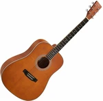 SX SD104KBR Brown Akusztikus gitár