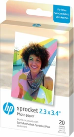 HP Zink Paper Sprocket Select 20 Pack 20 buc hârtie fotografică