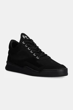 Semišové sneakers boty Filling Pieces Low Top černá barva, 25255111847