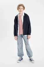 DEFACTO Boys Cargo Pocket Elastic Waist and Leg Jogger Parachute Jean Pants