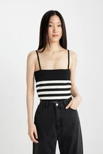 DEFACTO Fitted Striped Strappy Undershirt