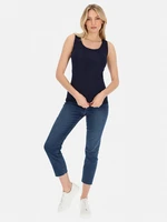 Potis & Verso Woman's Top Elza Navy Blue