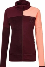 Rock Experience Kobra Mock Neck FZ Woman Fleece Windsor Wine/Desert Flower/Windsor Melange M Felpa outdoor