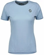 Scott Trail Run SS Womens Glace Blue L Laufshirt mit Kurzarm