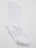 Set of three pairs of men's socks in white GAP