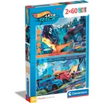 Clementoni - Puzzle 2x60 Hot Wheels