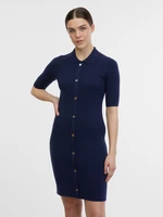 Orsay Dark blue ladies sweater dress - Women