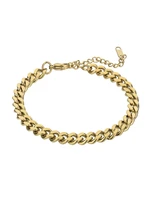 Marc Malone Pozlacený řetízkový náramek Raegan Gold Bracelet MCB23053G