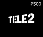 Tele2 ₽500 Mobile Top-up RU