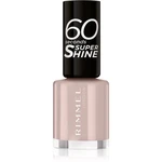 Rimmel 60 Seconds Super Shine lak na nechty odtieň 500 Caramel Cupcake 8 ml