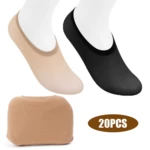 20pcs Women Sock Slippers Invisible Socks Women Footsies Shoe No Show Socks for Women Girls Summer Socks Boat Socks