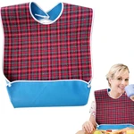 Waterproof Adult Mealtime Anti-oil Adult Bib Protector Disability Aid Apron Senior Citizen Aid Aprons