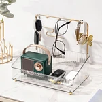 53CC Jewelry Holder Necklace Holder Jewelry Organizer Display Bracelet Hanger Tower Jewelry Stand with Tray Base for Desktop