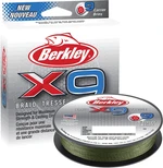 Berkley splétaná šňůra x9 low vis green-průměr 0,30 mm / nosnost 31,5 kg