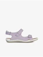 Light Purple Women's Sandals Geox Vega - Women