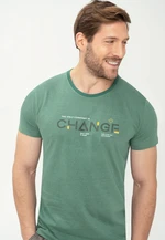 Volcano Man's T-shirt T-Change M02039-S23 Green Melange